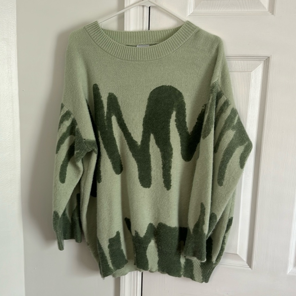 Green sweater